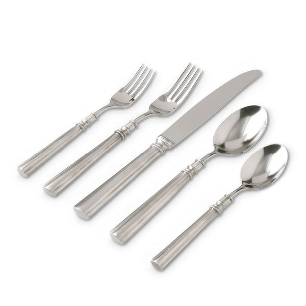 MATCH PEWTER Lucia 5 PC Place Setting