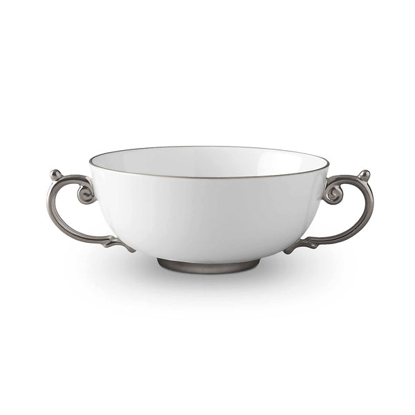 L'OBJET Aegean Soup Bowl in Platinum