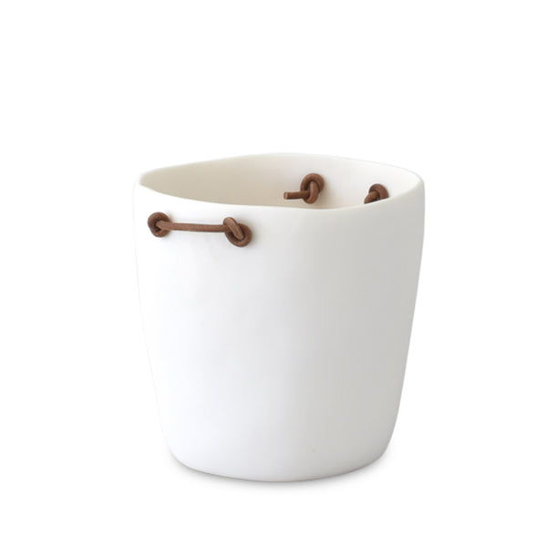 TINA FREY Champagne Bucket with Leather Handles