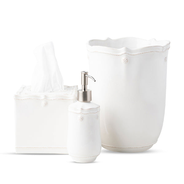  JULISKA Berry and Thread Whitewash 3 Piece Bath Essentials Set