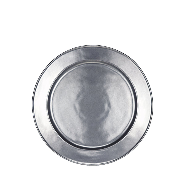 Pewter Stoneware Charger Plate