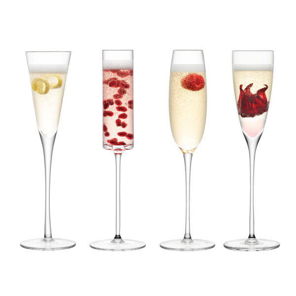 LSA INTERNATIONAL Lulu Champagne Flute Set Of 12