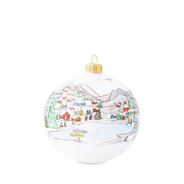 JULISKA Berry and Thread North Pole Glass Ornament 2020 Limited Edition