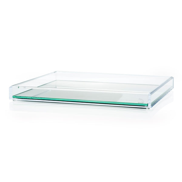 Alexandra Von Furstenberg Vanity Cocktail Clear Mirror Tray