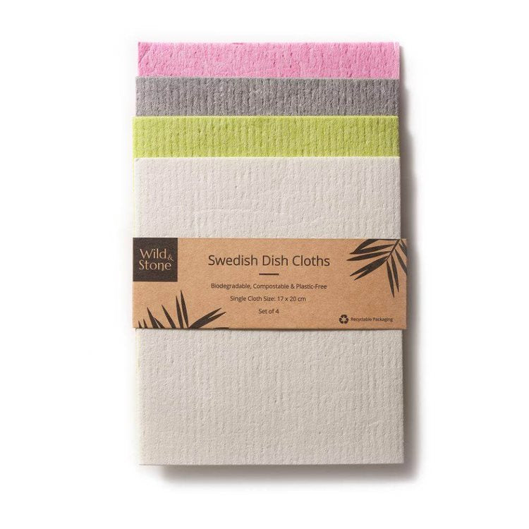 Swedish dish cloth set of 4