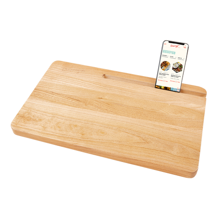 Cravings by Chrissy Teigen Wood Cutting Board with Tablet Stand - Wood