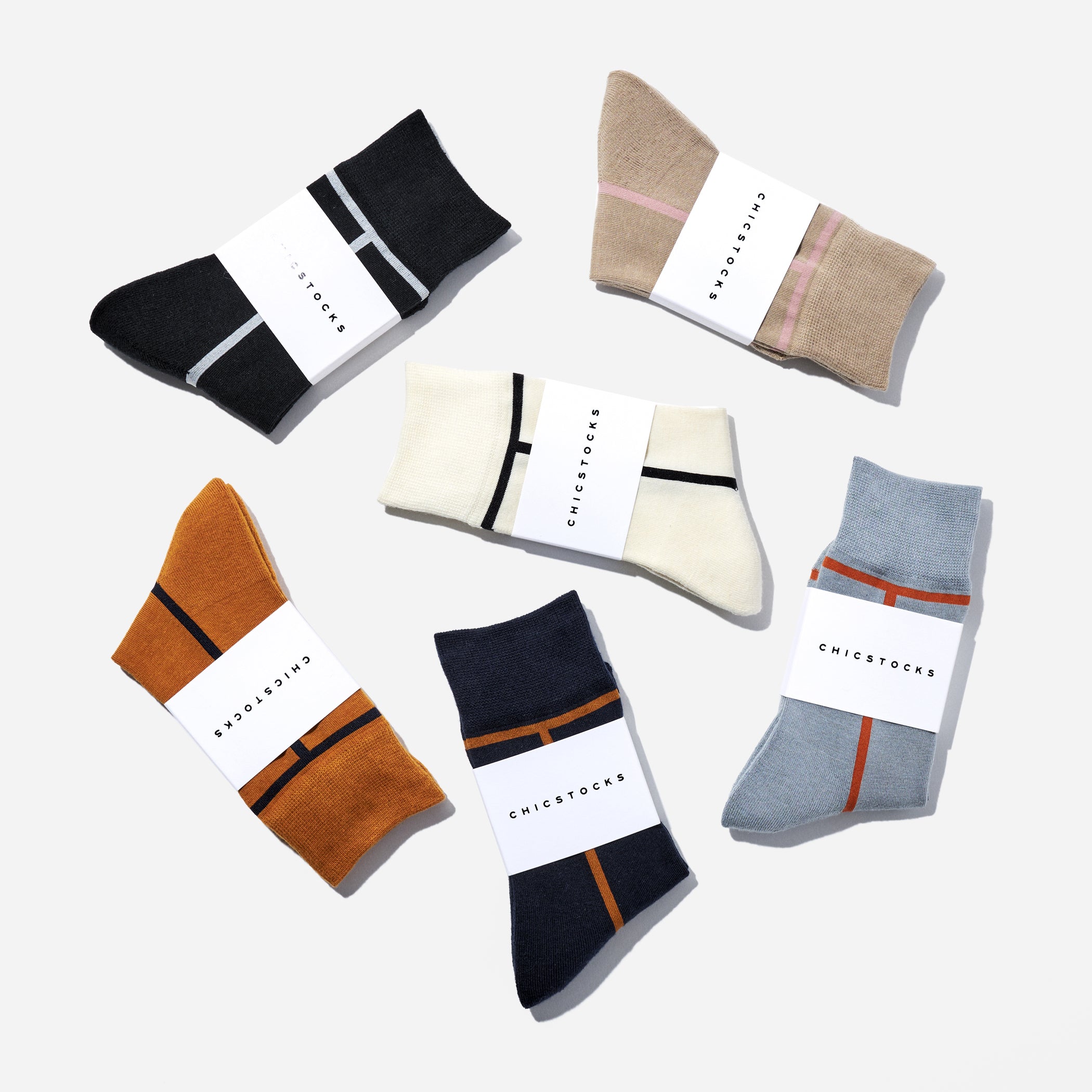 87%OFF!】 CHICSTOCKS SOCKS 3PACK ラインソックス CH-ST-300 cerkafor.com