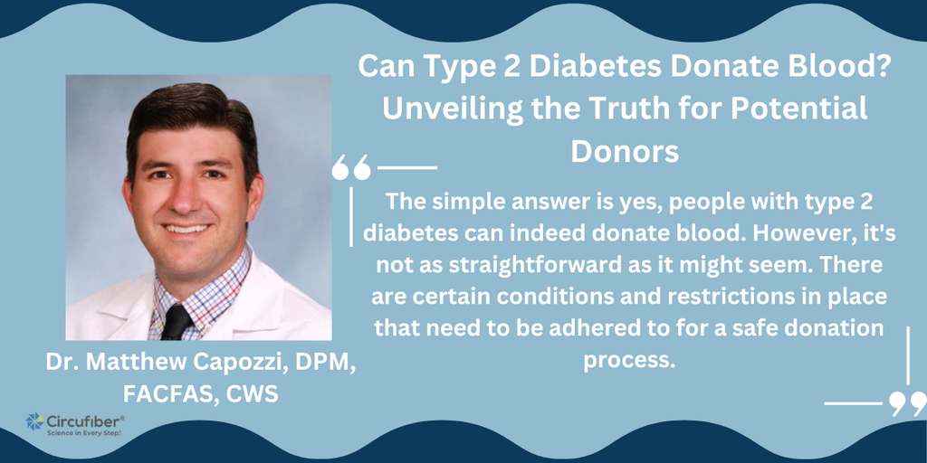 Can Type 2 Diabetics donate blood