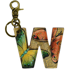 Load image into Gallery viewer, Painted Leather Bag Charm - K000W
