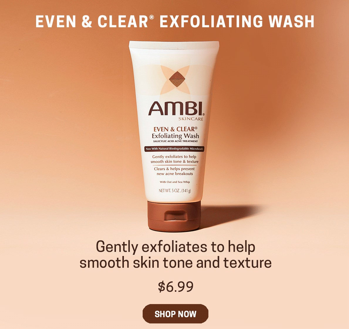 Even & Clear Exfoliating Wash 