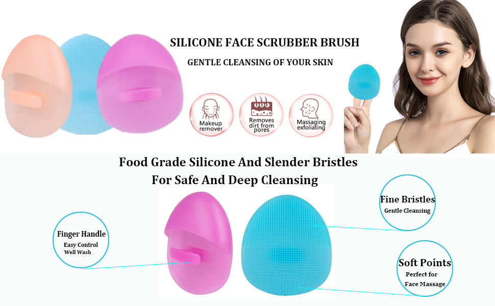 Silicone Brush Cleaner - Color Varies - Skinbae Co