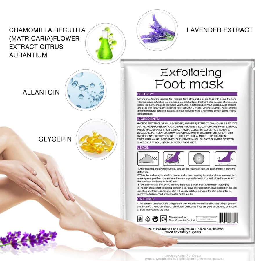 Exfoliating Foot Mask Feet Cream for Dead Skin Removal Foot