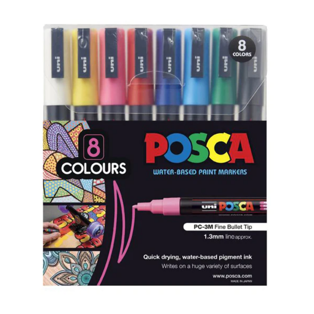 posca Paint Marker Pen - Fine Point - Set of 15 (PC-3M15C)