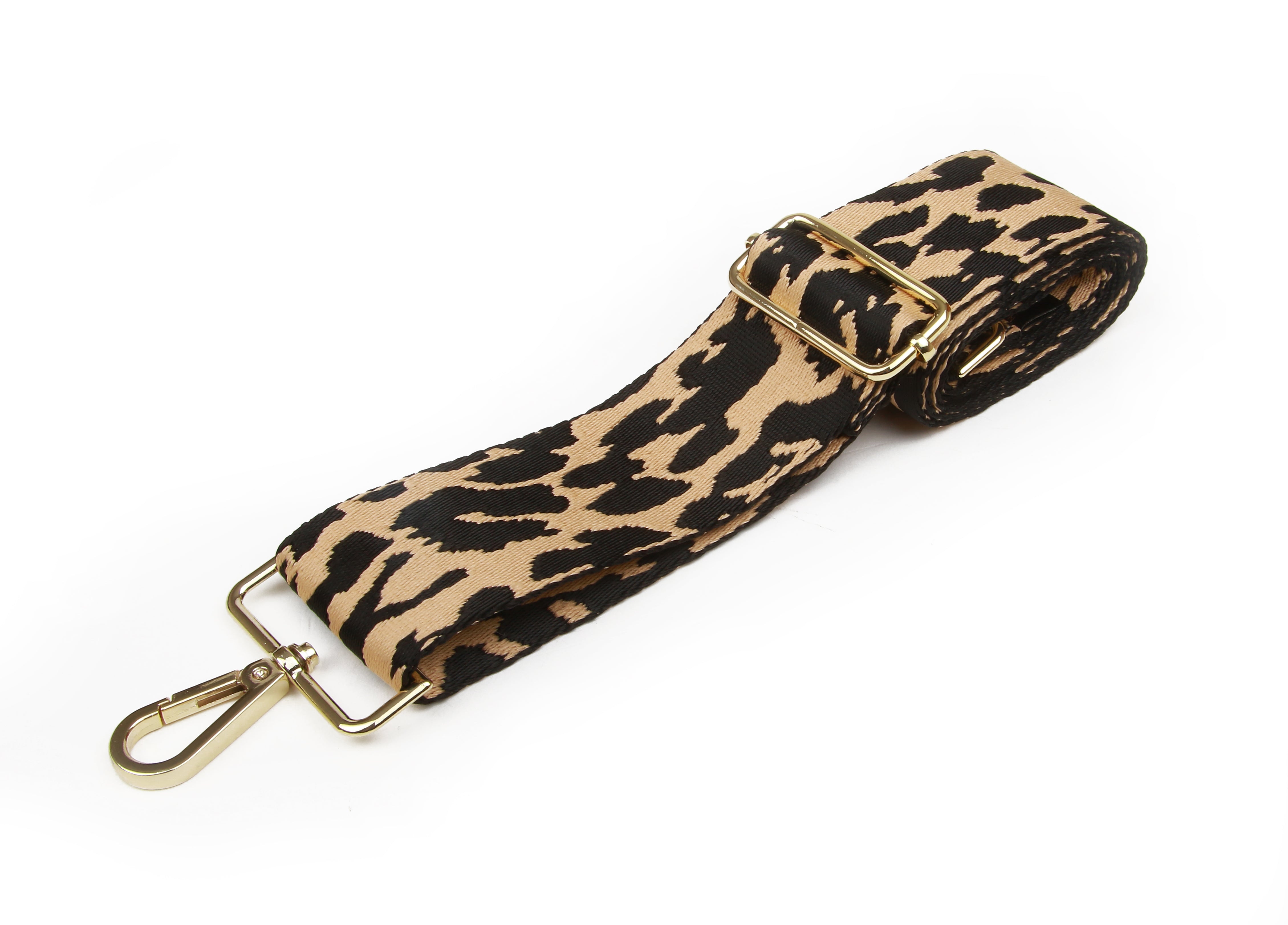 Leopard print woven shoulder strap – Alice Wheeler London