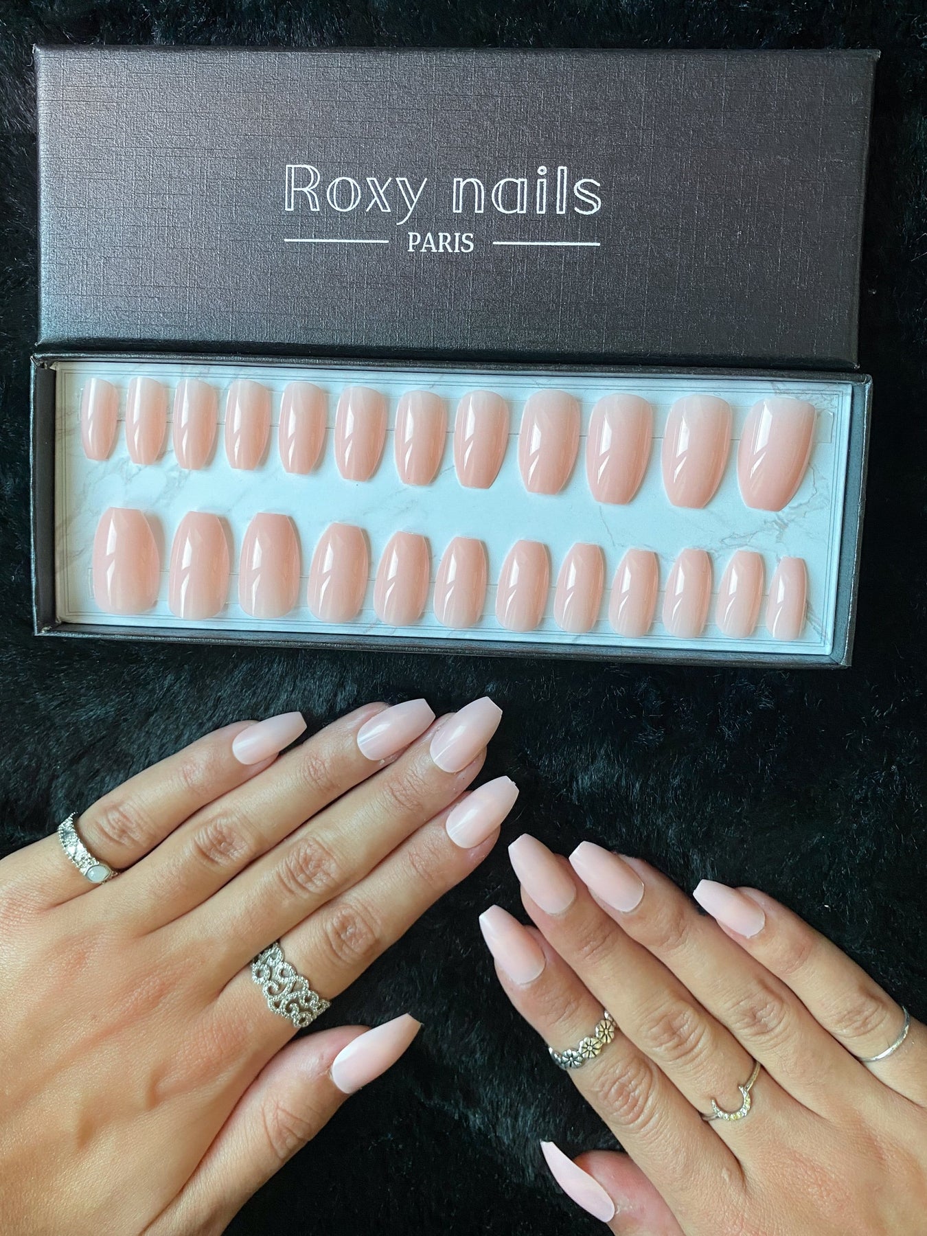 Faux Ongles Réutilisables | Ballerina | Roxy Nails Paris