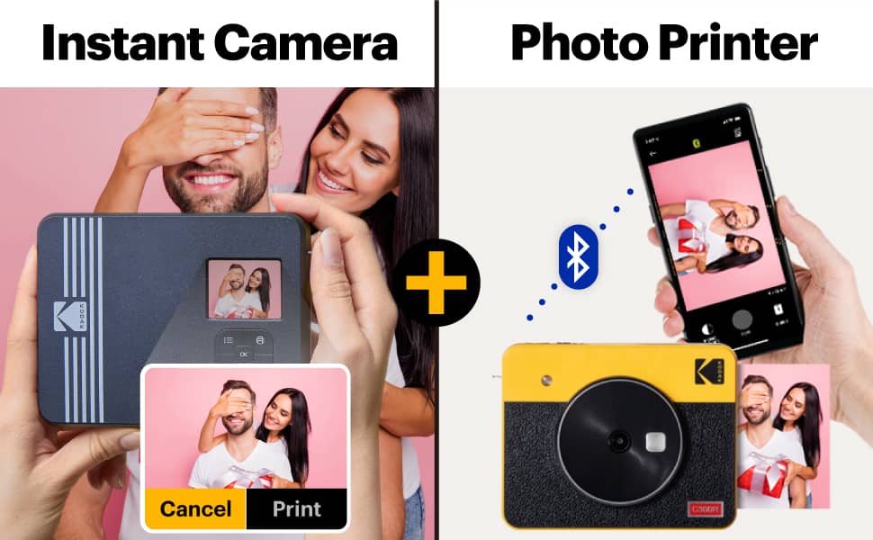 Kodak Mini Shot 3 Retro | Best Instant 3x3” Bluetooth Camera