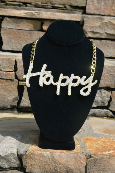 'Happy' Necklace
