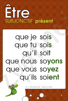 Etre Subjonctif Present Zyanne