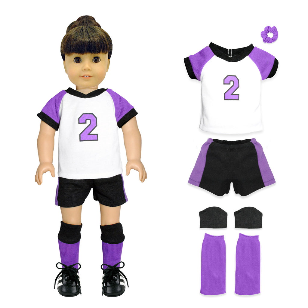 american girl doll soccer outfit