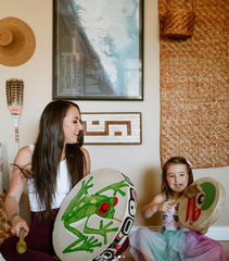 Indigenous woman connecting with culture and ceremony as a act of resilience and reconciliation. Indigenous woman increasing funding opportunities to First Nation, Metis and Inuit peoples. 