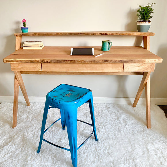 small live edge desk