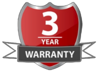 3 Year Warranty