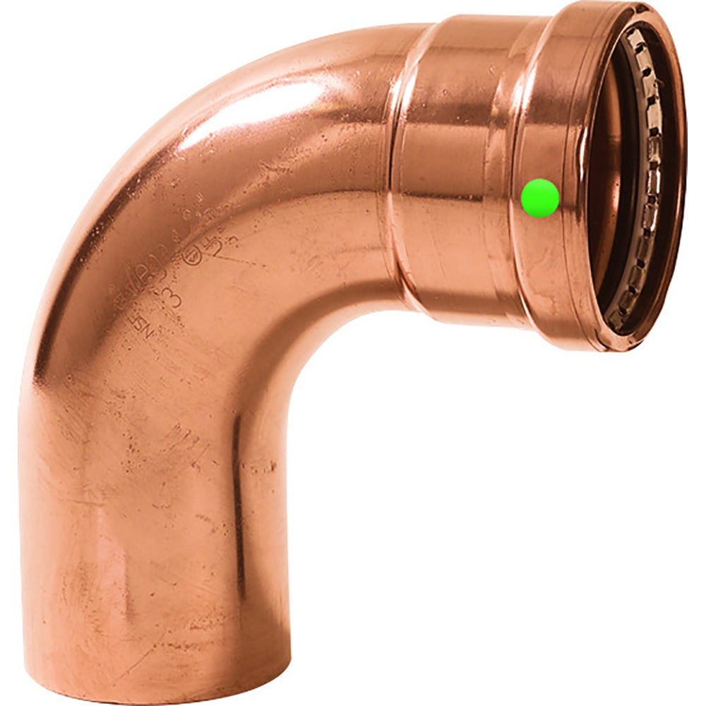 Viega ProPress 2-1/2" - 90° Copper Elbow - Street/Press Connection - Smart Connect Technology - 20638
