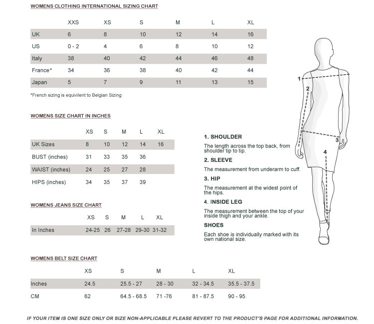Louis Vuitton Size Chart Clothes