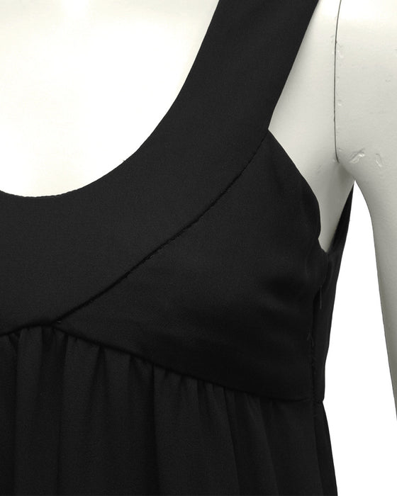 Black Simple Gown – Vintage Couture