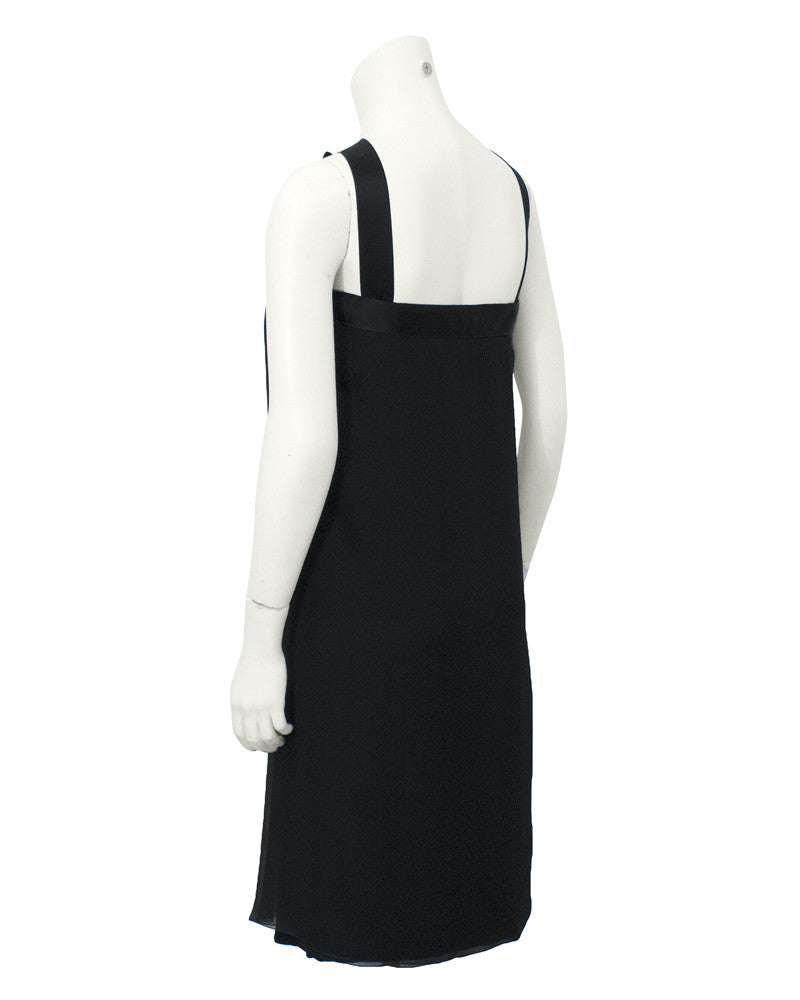 Black cocktail dress with bow – Vintage Couture