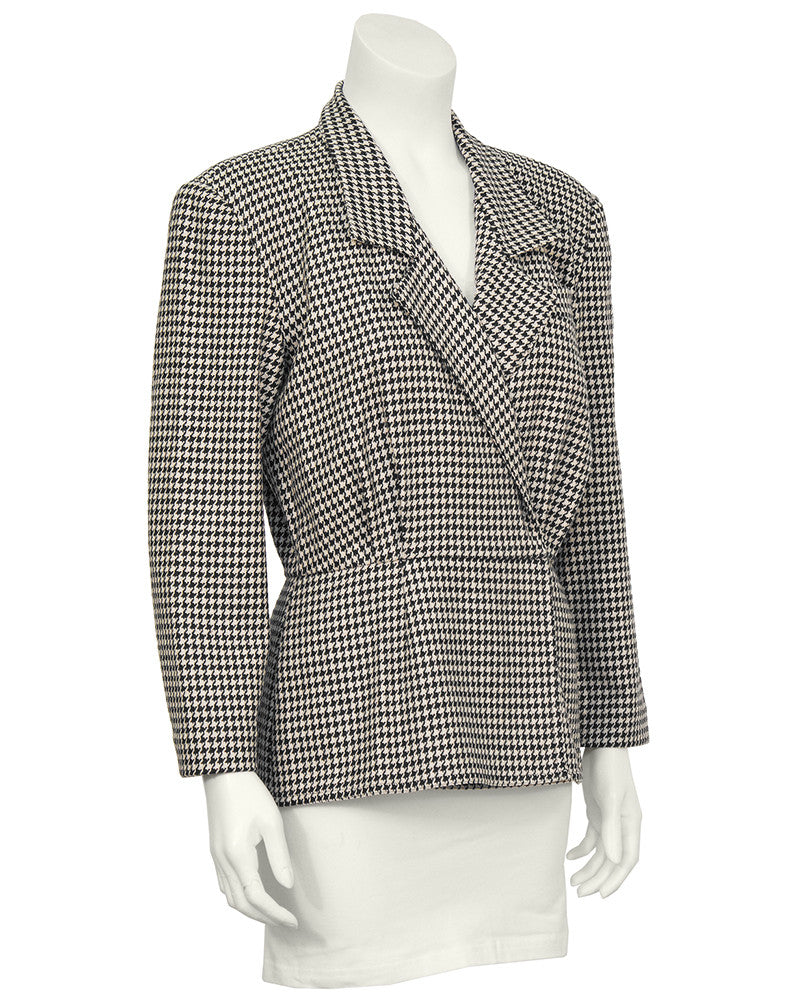 michael kors houndstooth jacket