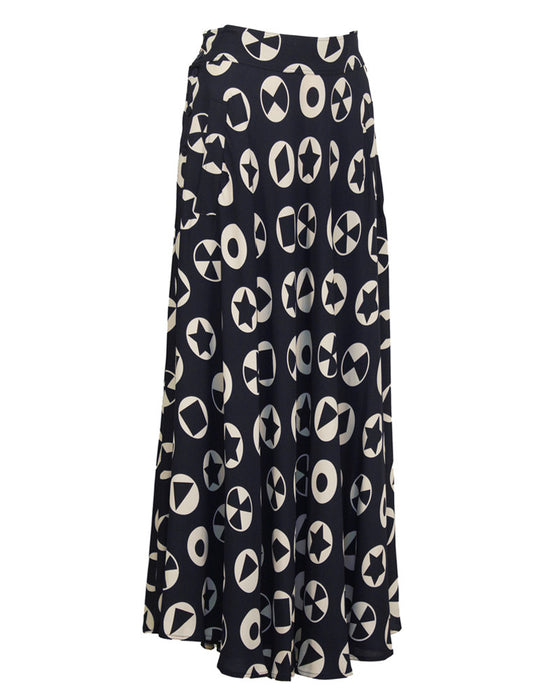 Black and White Printed Ensemble – Vintage Couture