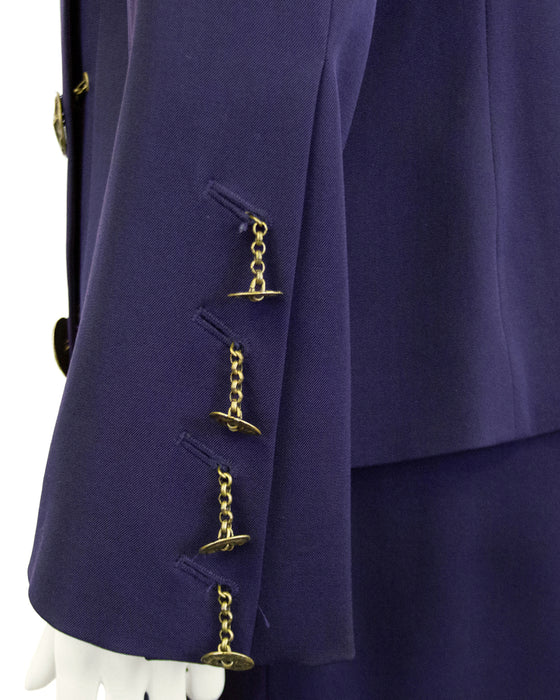 Purple Skirt Suit – Vintage Couture