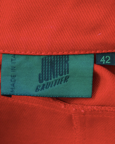 Red Denim Jacket – Vintage Couture