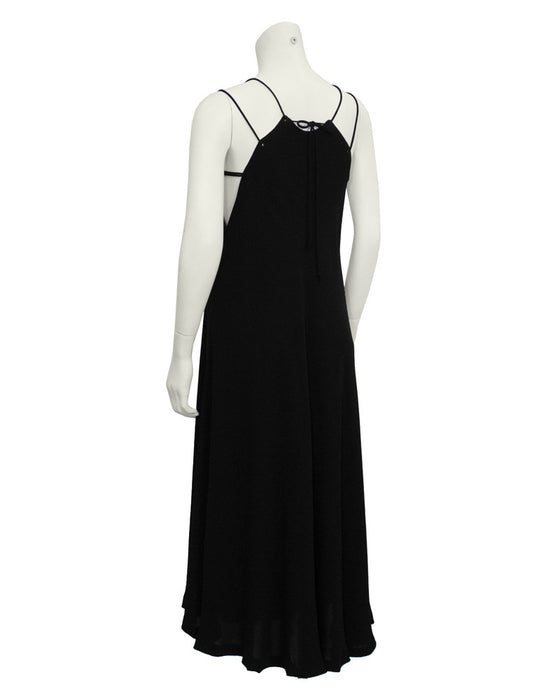 Black Double Strap Evening Dress – Vintage Couture