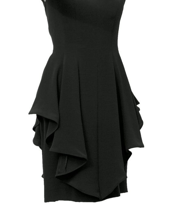 Black open back dress – Vintage Couture