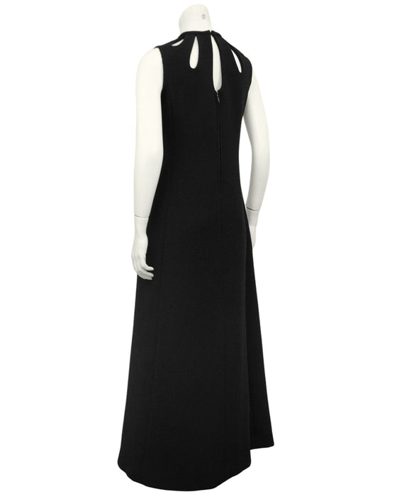 Black Cut Out Gown – Vintage Couture