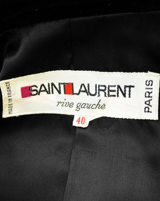 Black Quilted Velvet Coat – Vintage Couture