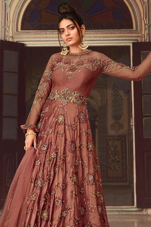 anarkali dress saree