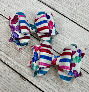 Watercolor Butterfly Piggy Set - OaksBowCo