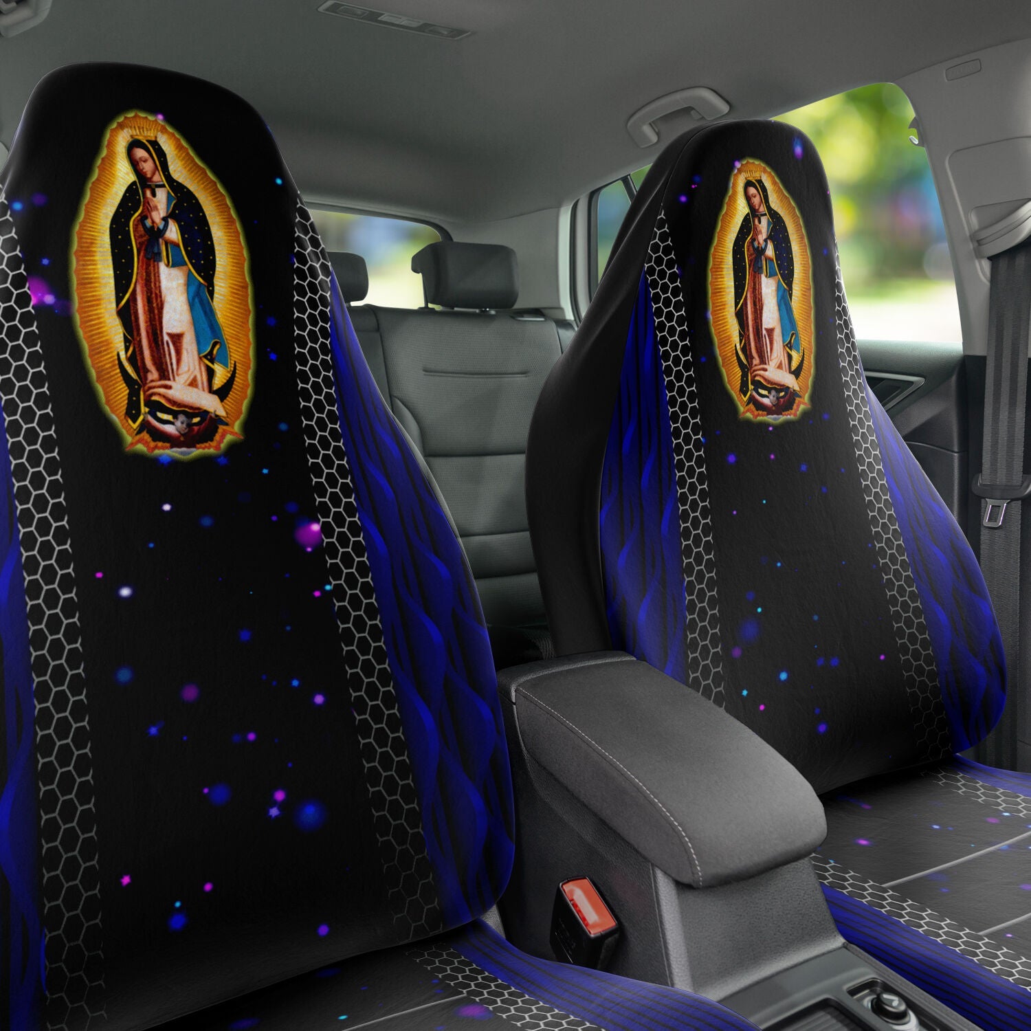 Our Lady of Guadalupe Car Seat Cover Catholicamtees