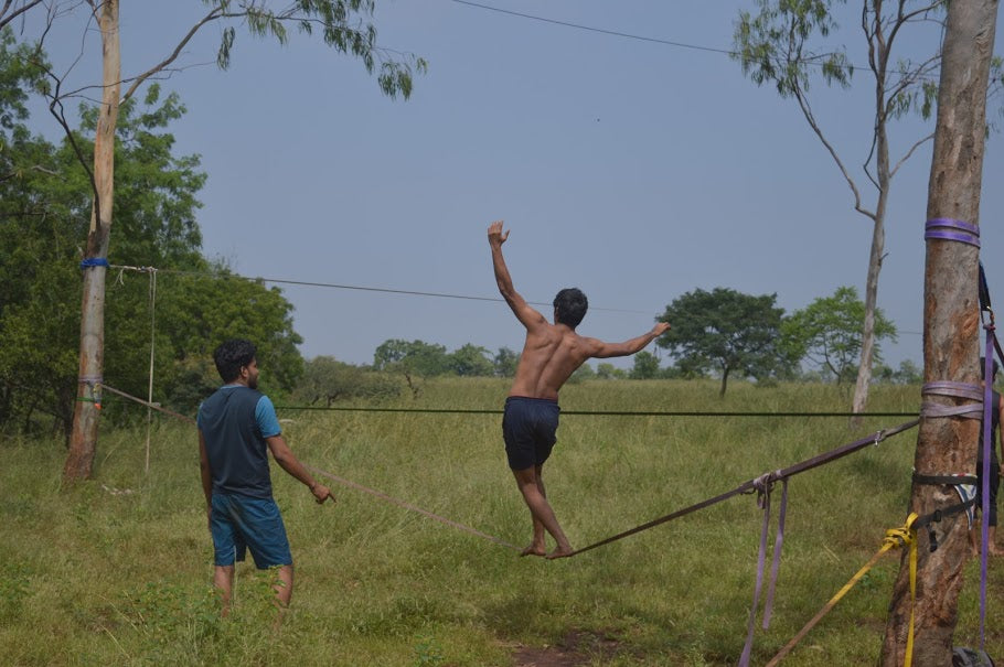 slackline in pune arai india slack mitra