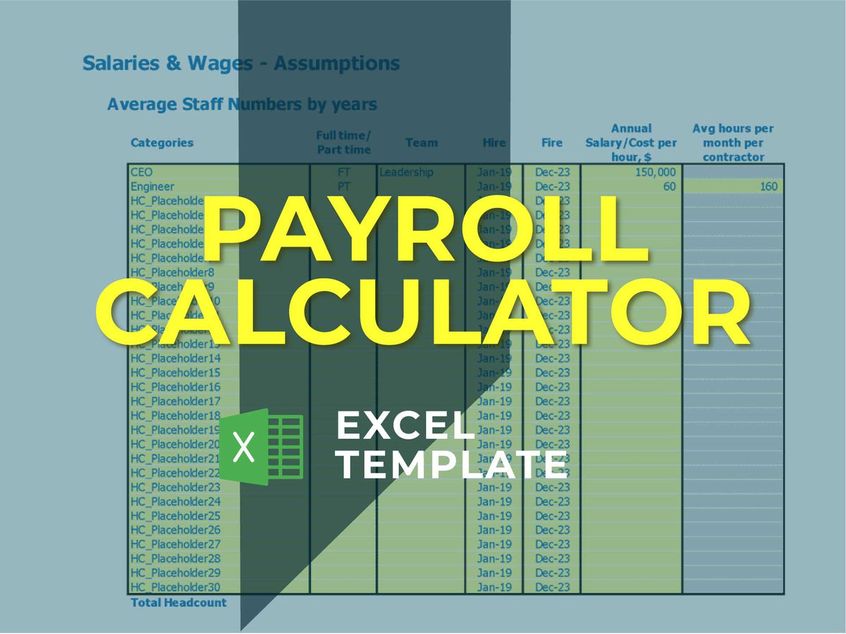 Salary Budget Template Excel
