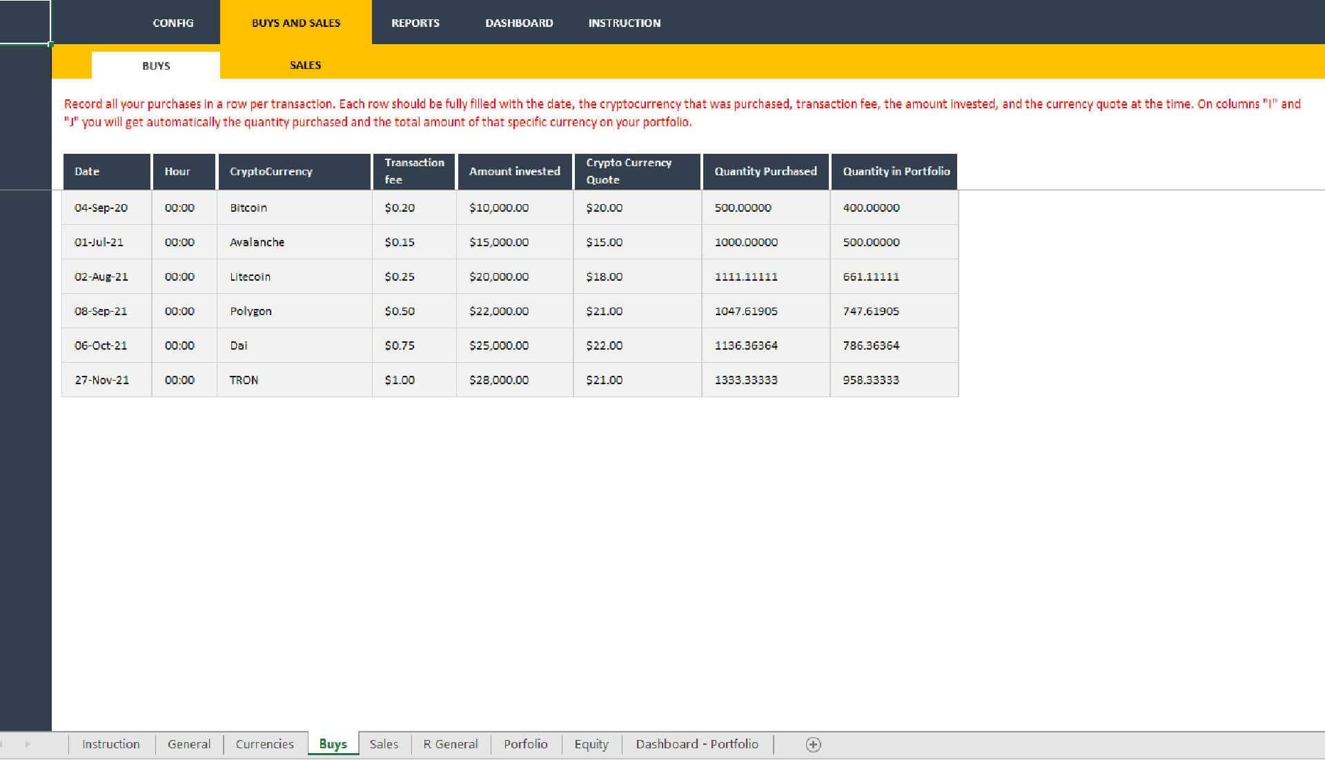 bitcoin excel spreadsheet template