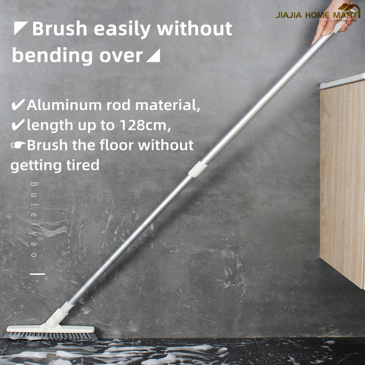 Retractable V-Shaped Floor Brush for Gap Cleaning with Strong
