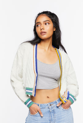 Link to Varsity Cardigan Sweater Cream