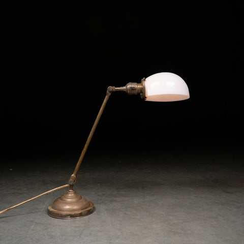 Swipe Black Raw Brass Table Lamp from Konsthantverk for sale at Pamono