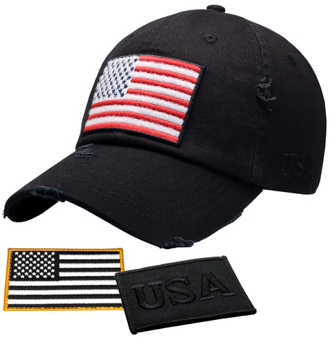 Antourage American Flag Hat for Men and Women