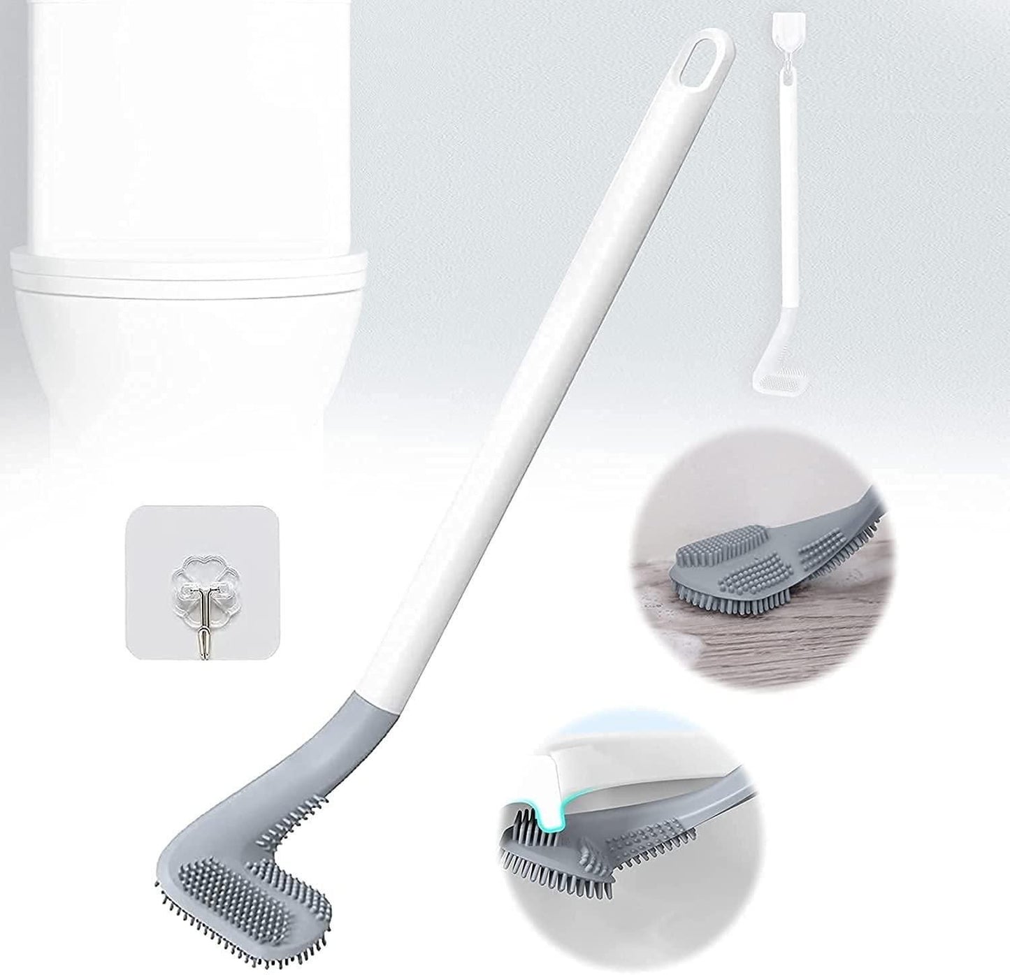 Long Handled 360 Degree Toilet Brush