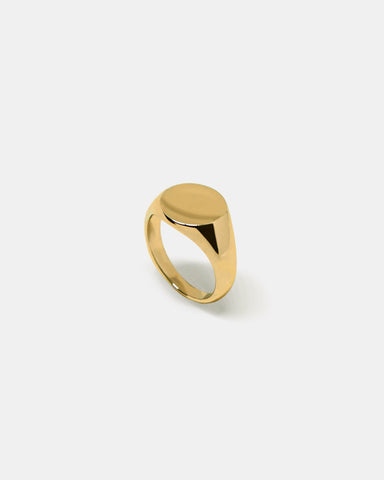 Round Signet Ring